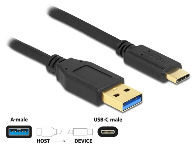Delock USB 3.1-Kabel USB-A - USB-C 3 m