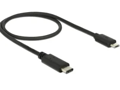 Delock USB 2.0-Kabel  USB-C - Micro-USB B 0.5 m