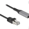 Delock USB LAN Kabel Kabelgebunden/LAN (RJ45)/USB Typ-C
