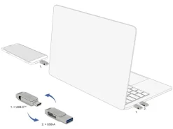 Delock USB-Stick 3.2 Gen 1 USB-C + Typ-A 32 GB