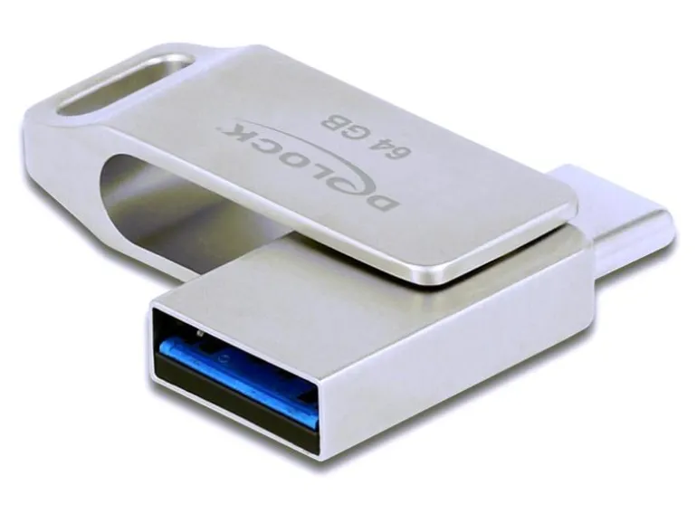 Delock USB-Stick 3.2 Gen 1 USB-C + Typ-A 64 GB