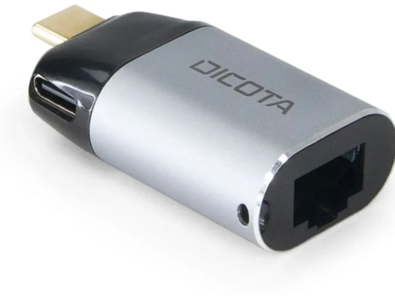 DICOTA Netzwerk-Adapter USB-C – RJ45 Gigabit-LAN