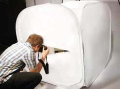 Dörr Aufnahmebox 120 x 120 cm faltbar, Weiss