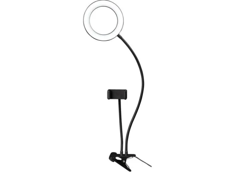Dörr Videoleuchte LED Selfie Ringlicht Bi-Color SLR-16