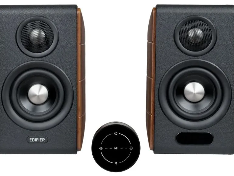 Edifier S880DB MKII Aktiv, 2-Wege, Bluetooth, Walnuss-Holz