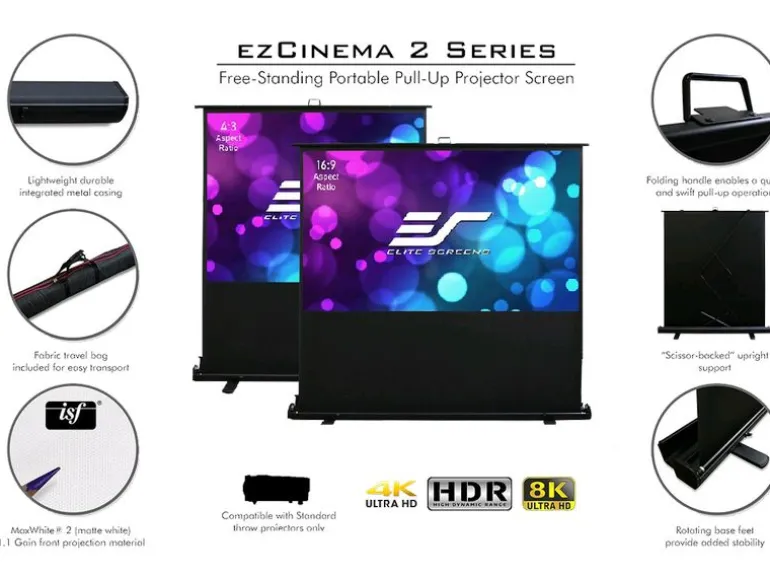 Elite Screens Mobile Leinwand ezCinema Plus 2 F107XWH2 237x133.5 cm 16:9