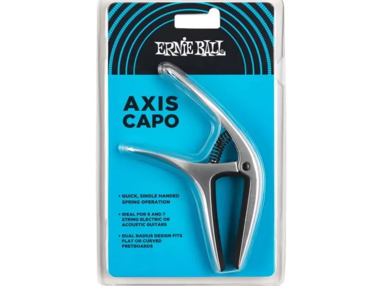 Ernie Ball Kapodaster Axis Capo Silber