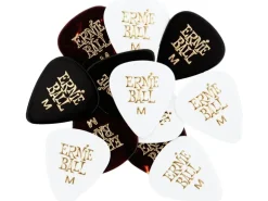 Ernie Ball Medium Zelluloid Picks 0.72 mm – 12er Pack