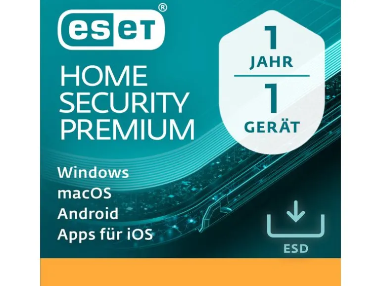 ESET HOME Security Premium ESD, Vollversion, 1 User, 1 Jahr