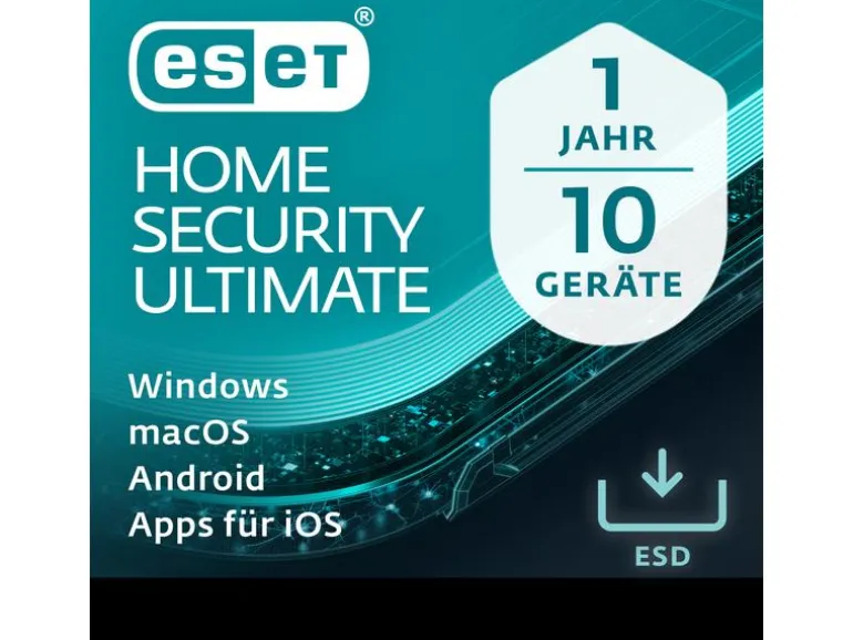ESET HOME Security Ultimate ESD, Vollversion,10 User, 1 Jahr
