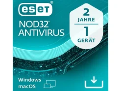 ESET NOD32 Antivirus Vollversion, 1 User, 2 Jahre