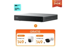 eufy Network Video Recorder S4 2 TB Schwarz Grau