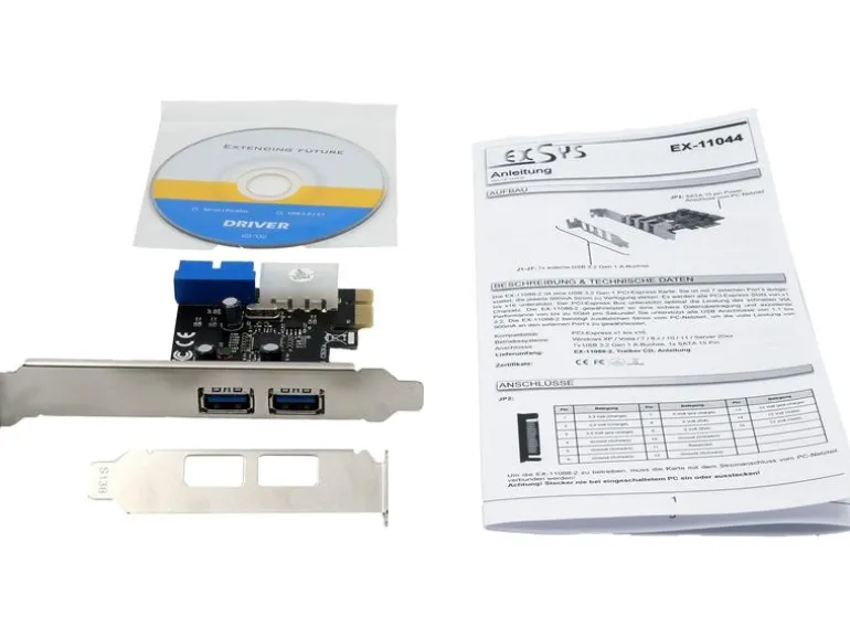Exsys PCI-Express-Karte EX-11049