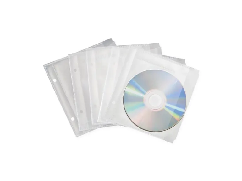 Favorit Hülle CD/DVD Clip-Tray Transparent, 10 Stück