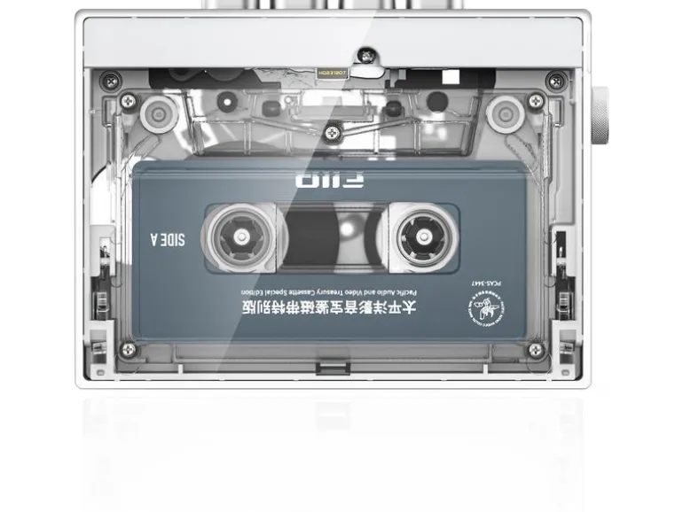 FiiO Portabler Kassettenspieler CP13 Silber; Transparent