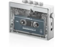 FiiO Portabler Kassettenspieler CP13 Silber; Transparent