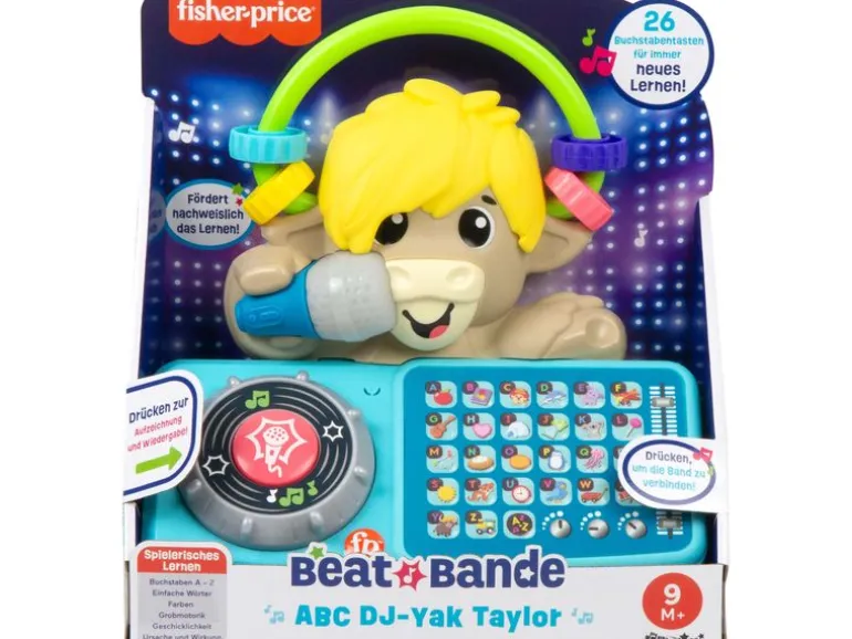 Fisher-Price Beat Bande ABC DJ-Yak Taylor -DE-