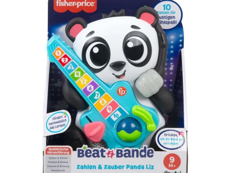 Fisher-Price Beat Bande Zahlen + Zauber Panda Liz -DE-