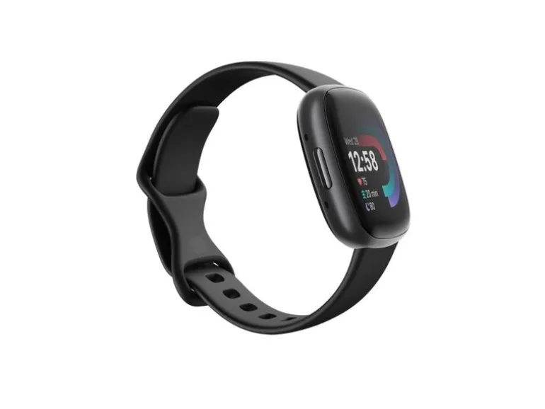 Fitbit GPS-Sportuhr Versa 4 Smartwatch Schwarz/Schwarz