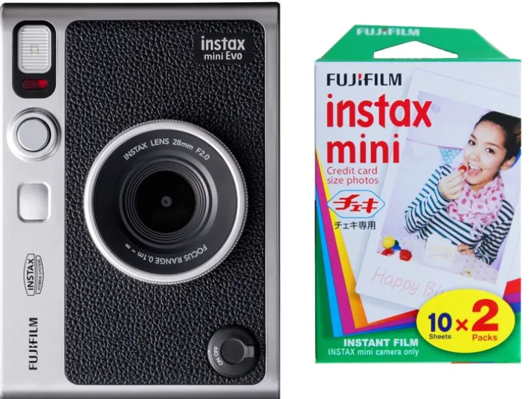 Fujifilm Fotokamera Instax Mini Evo KIT Schwarz