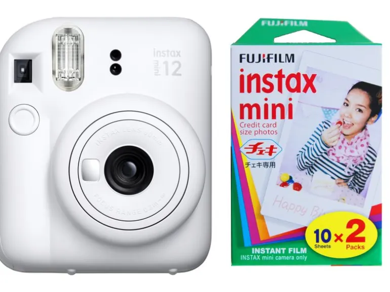Fujifilm Fotokamera Instax Mini 12 KIT Weiss