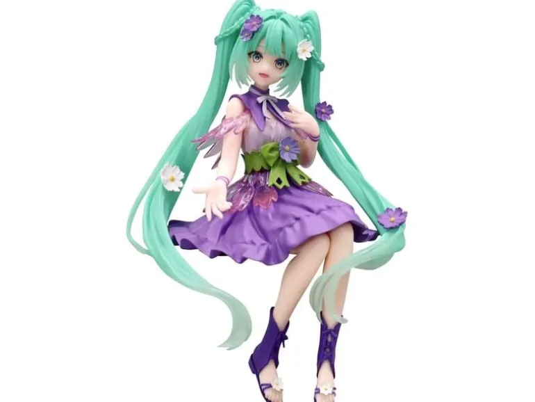 FuRyuu Figur Noodle Stopper Hatsune Miku Flower Fairy Cosmos Purple