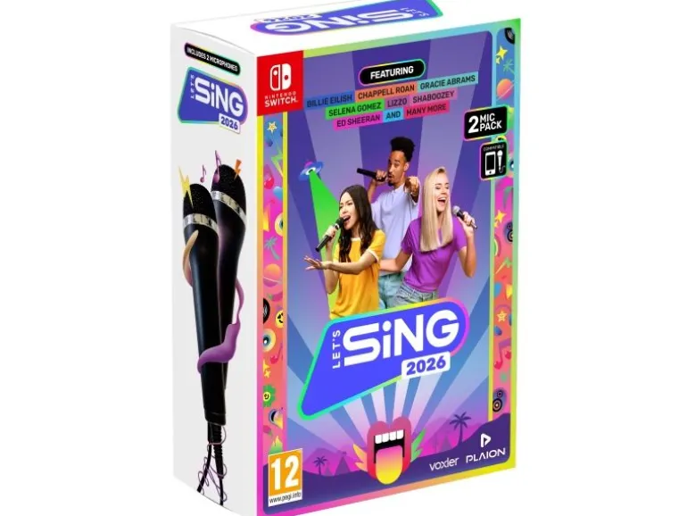 GAME Let's Sing 2026 + 2 Mics für Switch International Version