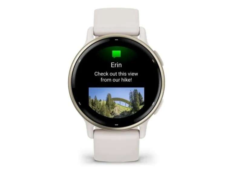 GARMIN GPS-Sportuhr Vivoactive 5 Elfenbein/Cremegold