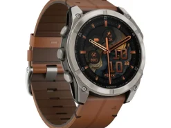 GARMIN Sportuhr Fenix 8 AMOLED Sapphire, 51 mm Braun