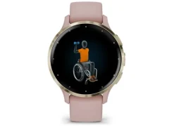 GARMIN Sportuhr Venu 3S Dust Rose / Softgold