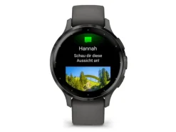 GARMIN Sportuhr Venu 3S Kieselgrau / Schiefergrau