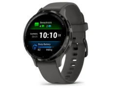 GARMIN Sportuhr Venu 3S Kieselgrau / Schiefergrau