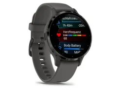 GARMIN Sportuhr Venu 3S Kieselgrau / Schiefergrau