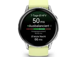 GARMIN Venu 4 45 mm, Edelstahl und faserverstärktes Polymer, Gelb