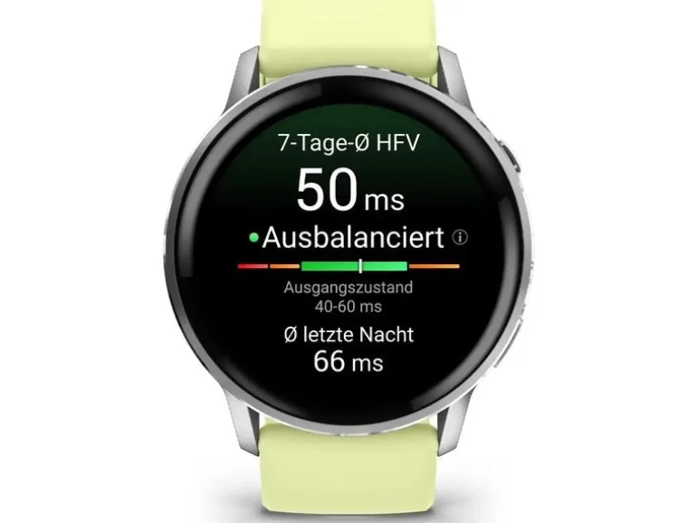 GARMIN Venu 4 45 mm, Edelstahl und faserverstärktes Polymer, Gelb