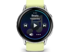 GARMIN Venu 4 45 mm, Edelstahl und faserverstärktes Polymer, Gelb