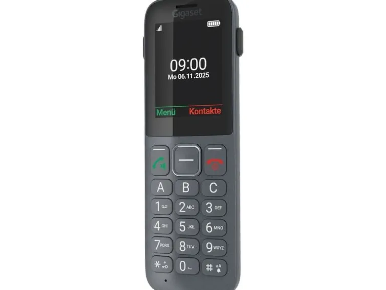 Gigaset Schnurlostelefon Comfort 600 SIM Schwarz/Grau