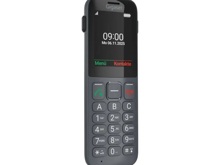 Gigaset Schnurlostelefon Comfort 600 SIM Schwarz/Grau