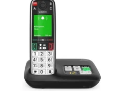 Gigaset Schnurlostelefon EASY 500A Schwarz mit Anrufbeantworter
