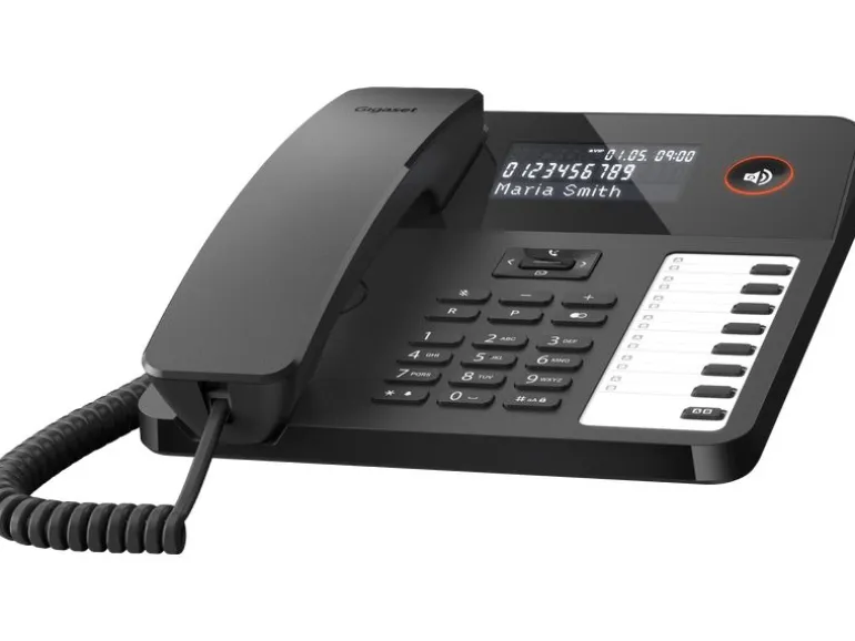 Gigaset Tischtelefon DESK 600 Schwarz