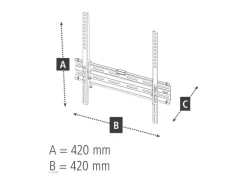 Hama Technics AG TV-Wandhalterung 65