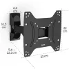 Hama Technics AG TV-Wandhalterung 48" Schwarz