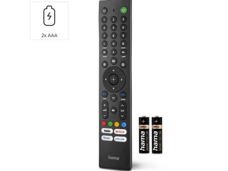 Hama Technics AG Universal-Fernbedienung Infrarot, lernfähig, 4 App-Tasten