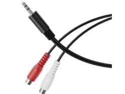 HDSupply Audio-Adapter Klinke 3.5 mm, male - Cinch