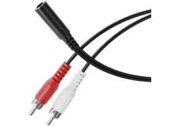 HDSupply Audio-Adapter Klinke 3.5 mm, female - Cinch