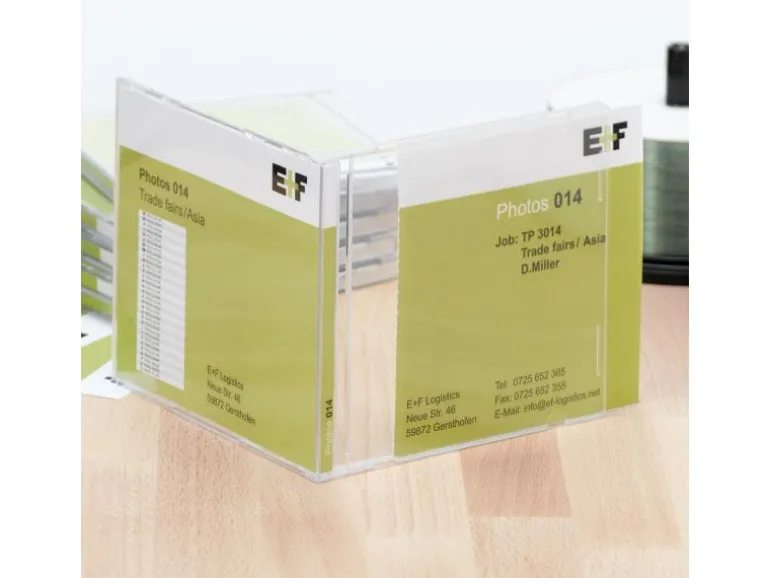 HERMA CD-Einleger 5036 Weiss, 25 Etiketten
