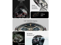 HiFuture HiFuture ACTIVE2 Smartwatch Schwarz