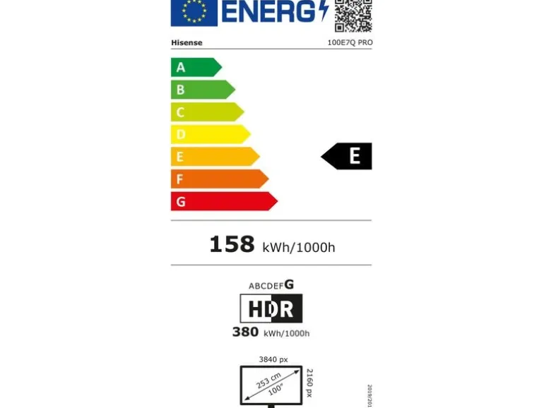 Hisense TV 100E7Q PRO 100", 3840 x 2160 (Ultra HD 4K), QLED