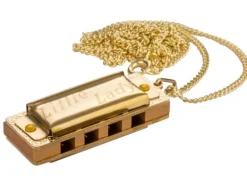 Hohner Mundharmonika Miniature Little Gold Halskette – C-Dur