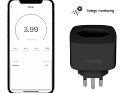 hombli Smart Socket CH, Schwarz, 3er-Set